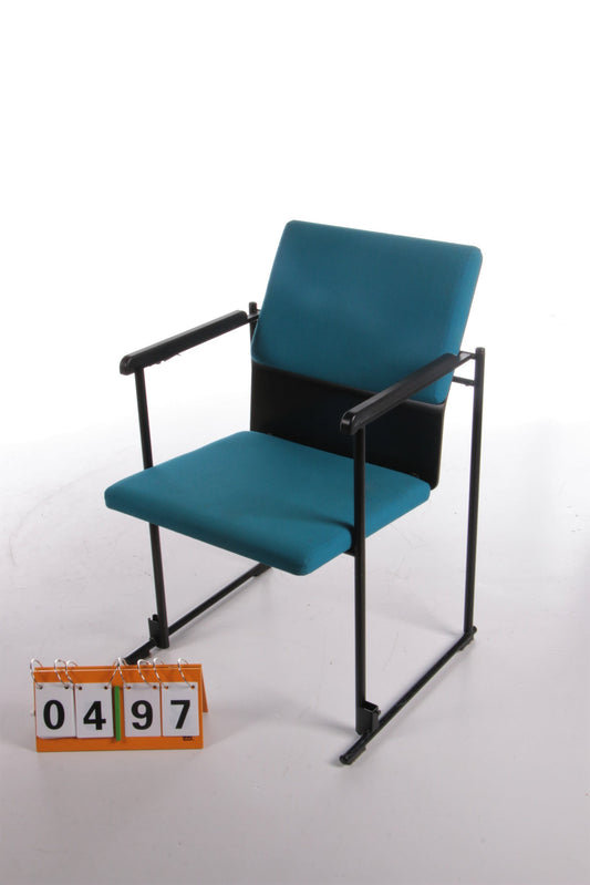 Yrjö Kukkapuro fabric dining chair made by Avarte, Finland 1970