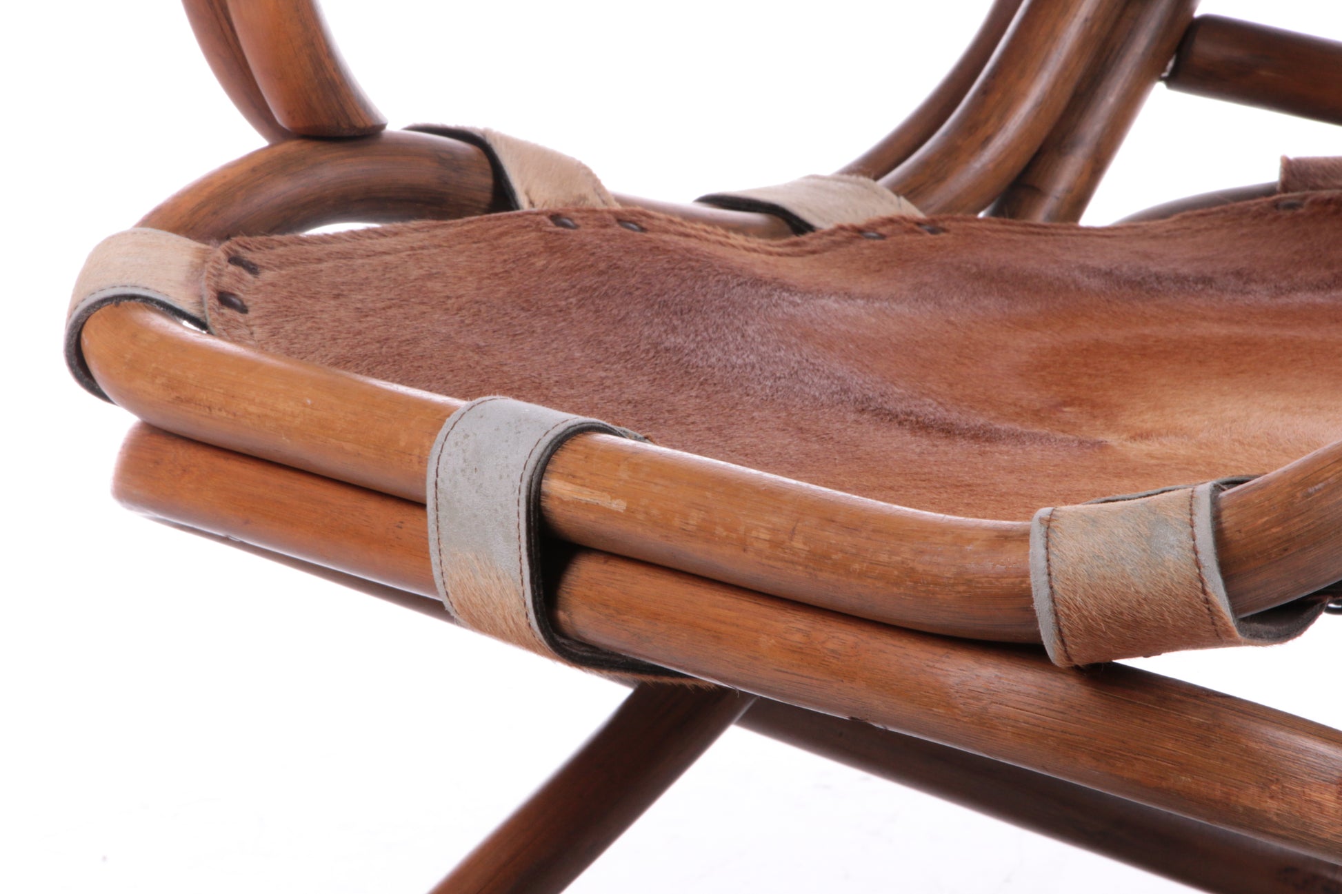 Tito Agnoli Relax stoel gemaakt van Bamboe en leer,1960