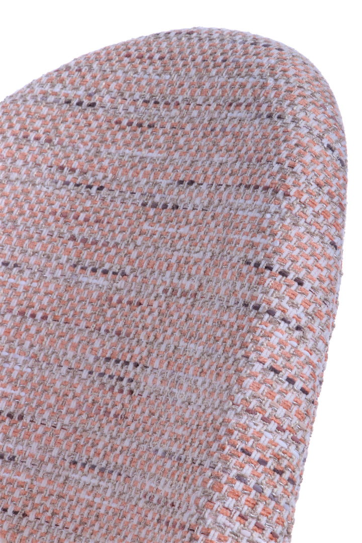 Vintage set stoelen met metalen pootjes,1970