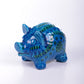 Bitossi Ceramiek Blue Piggy Bank Italy design Rimin Blu Aldo Londi