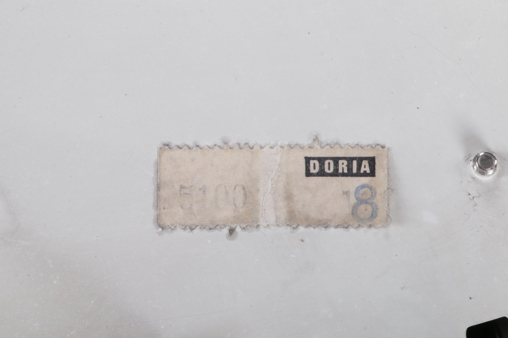 Vintage Plafonniere Doria leuchten met ijsglas en metaal,duitsland 1960s.