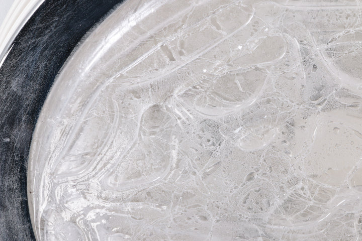 Vintage Plafonniere Doria leuchten met ijsglas en metaal,duitsland 1960s.