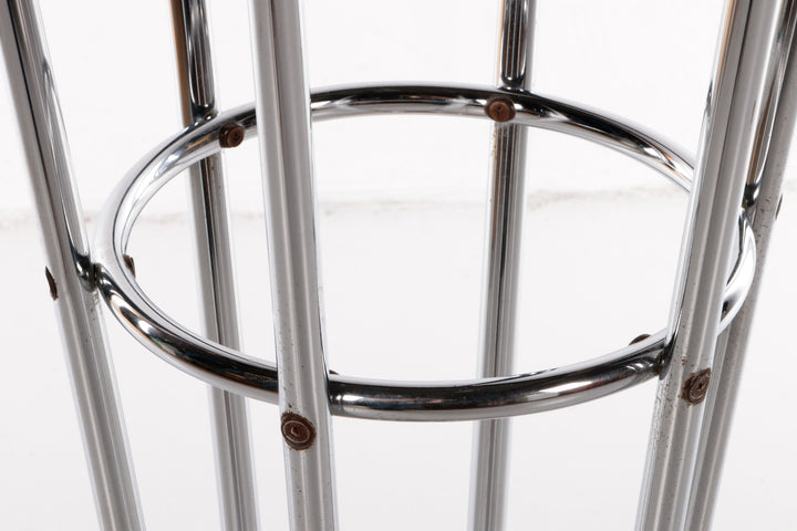 Italiaanse Architectonische travetin chrome Kapstok jaren60s