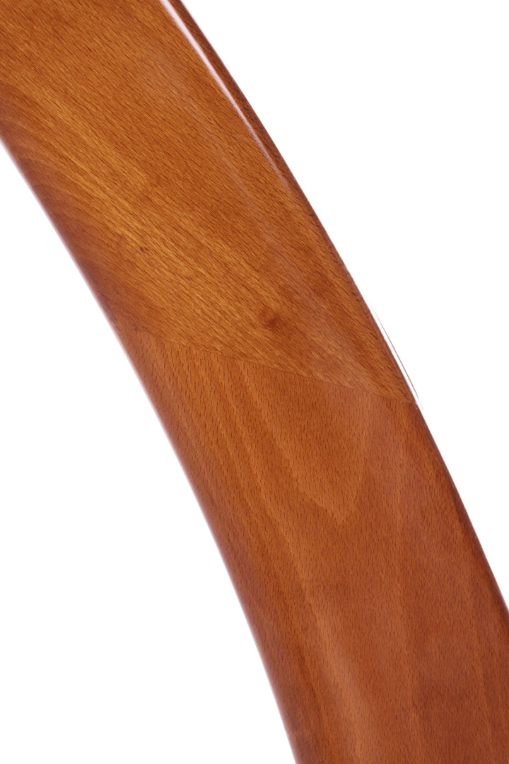 Vintage houten boog vloerlamp Gemaakt in de jaren60 Frankrijk