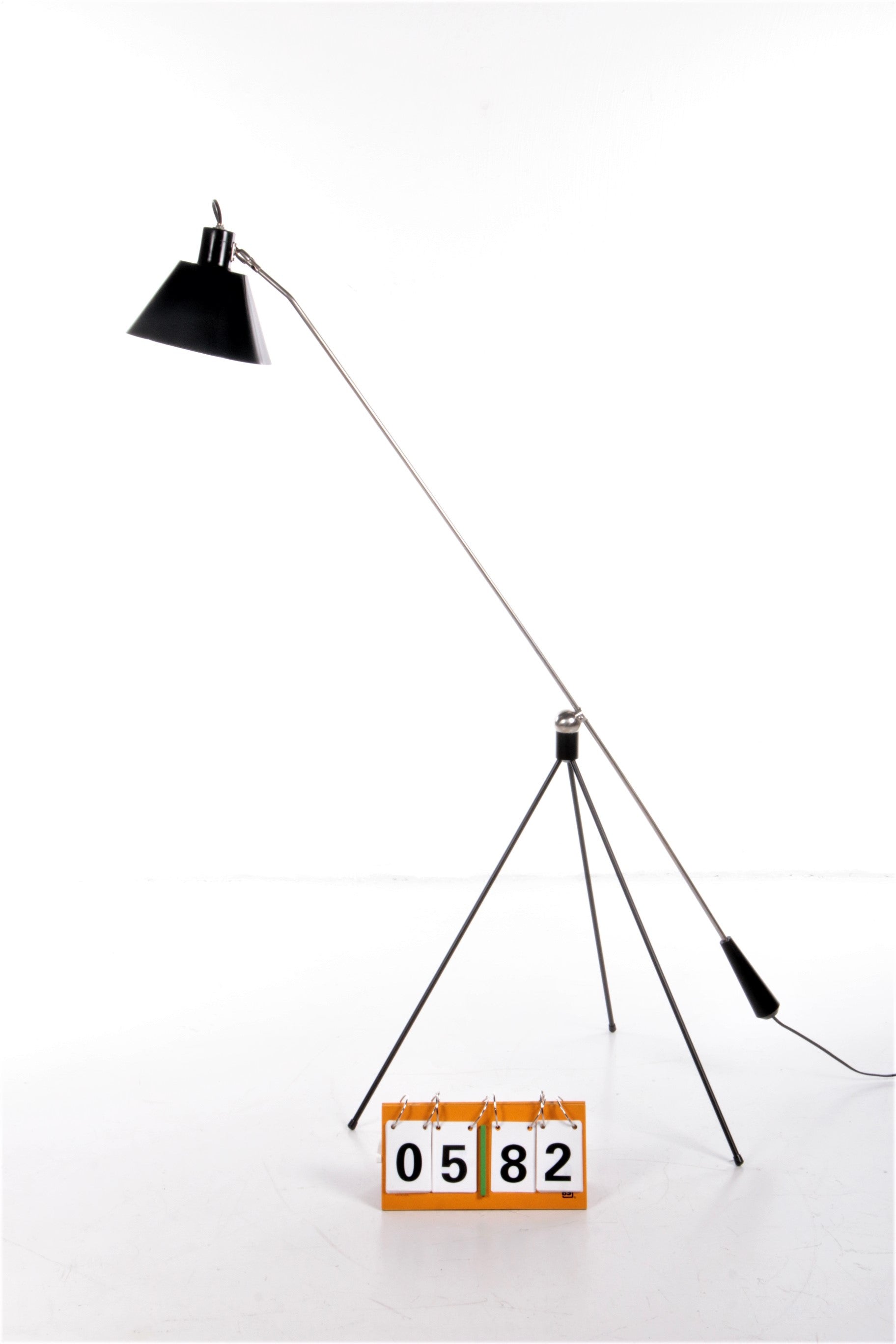 Artiforte Magneto vloerlamp ontwerp van H.Fillekes Jaren50 Nederland
