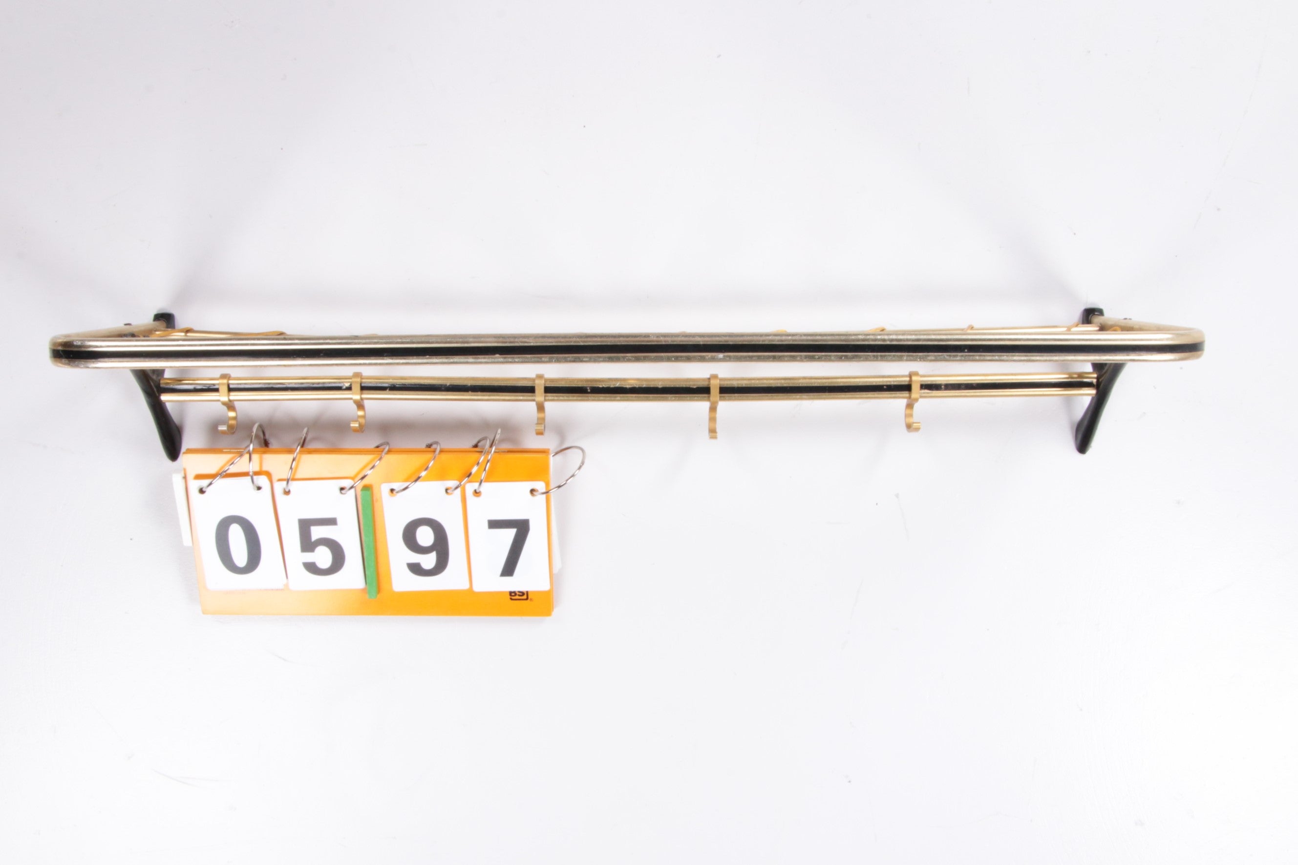 Wandkapstok Hollywood Regency stijl jaren60