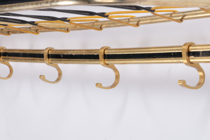 Wandkapstok Hollywood Regency stijl jaren60