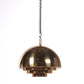 Vintage messing hanglamp van Vereinigte Werkstatten Collection,1960
