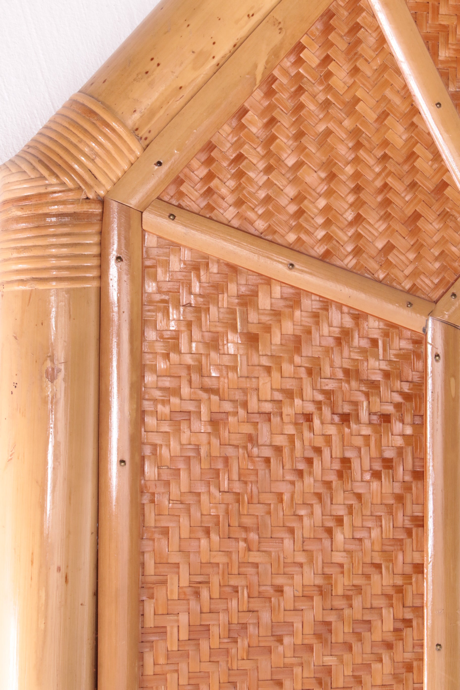 Vintage faux bamboe kaptafel  ‘natural beauty’ jaren80 Frankrijk