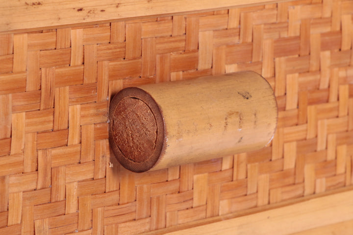 Vintage faux bamboe kaptafel  ‘natural beauty’ jaren80 Frankrijk