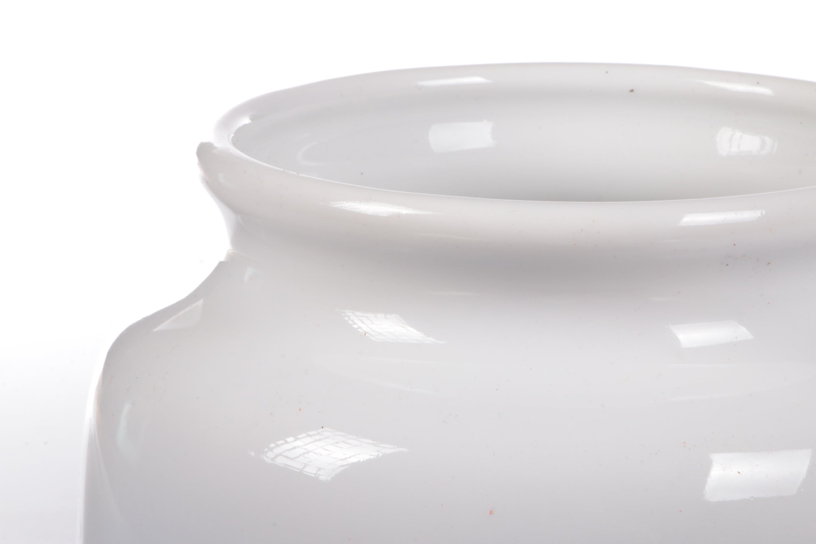 Royal Copenhagen Grote Vaas van porselein beschilderd met de trompetbloem.