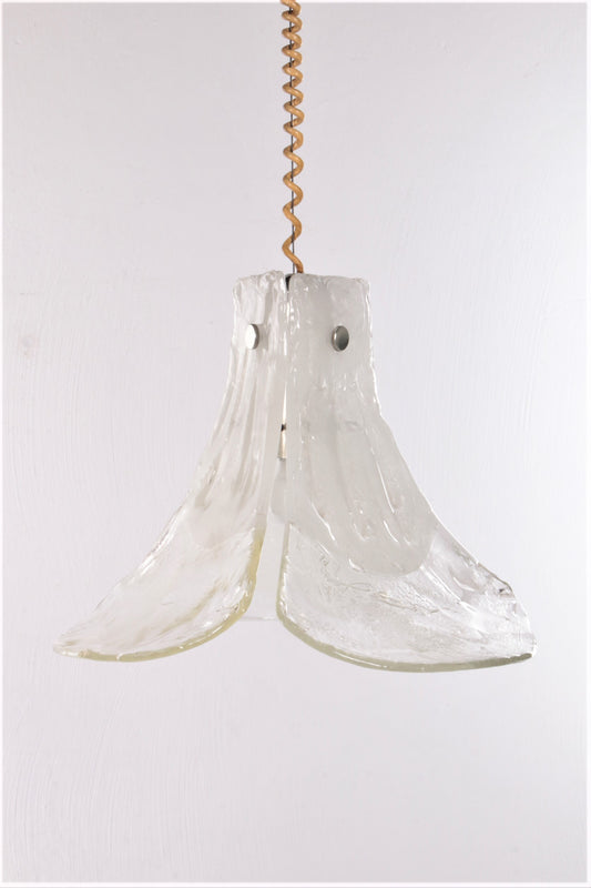 Vintage Mid-Century glazen hanglamp van J. T. Kalmar, 1960