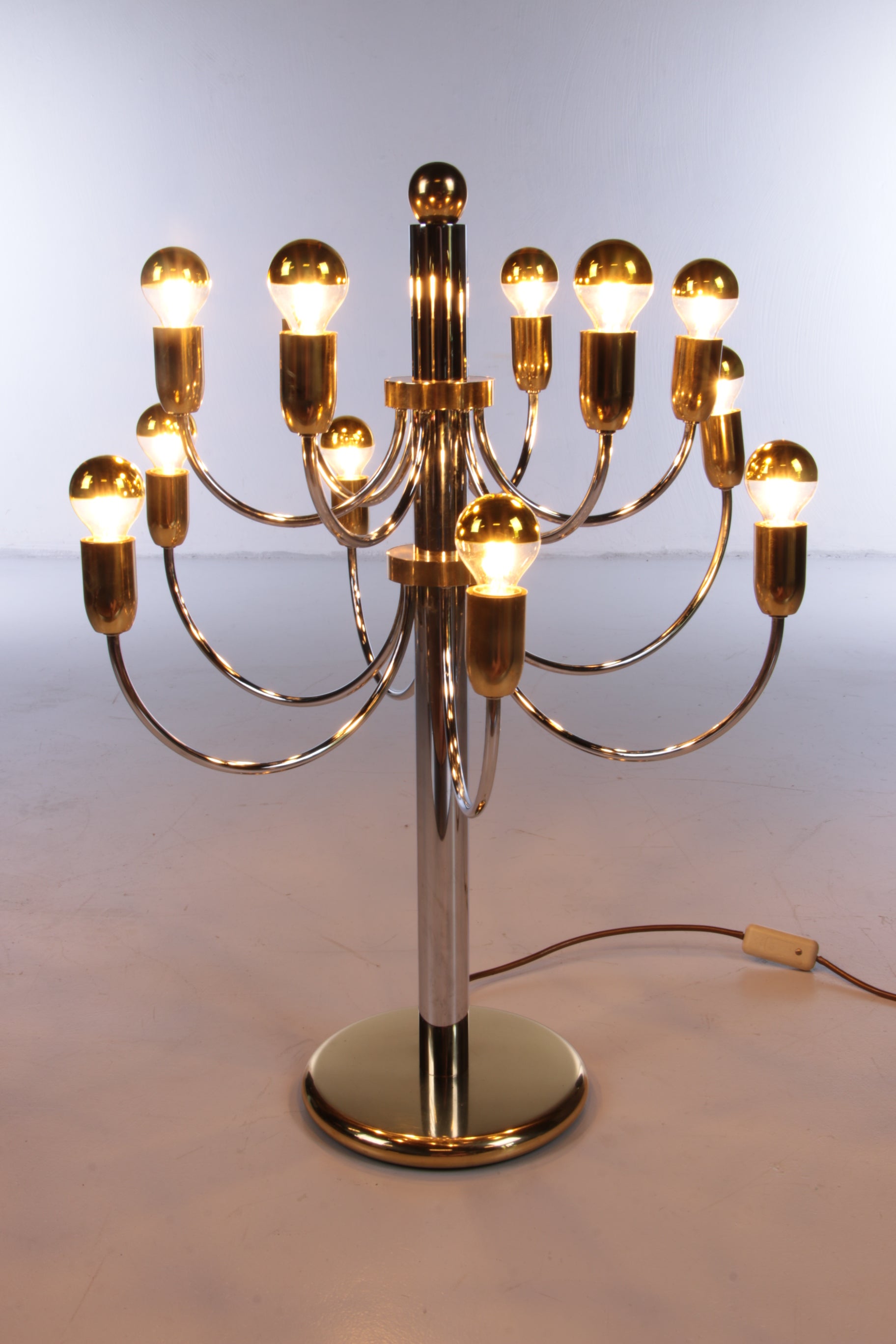 Stunning Design Lamp Inspired by Nature, Possibly by Gaetano Sciolari