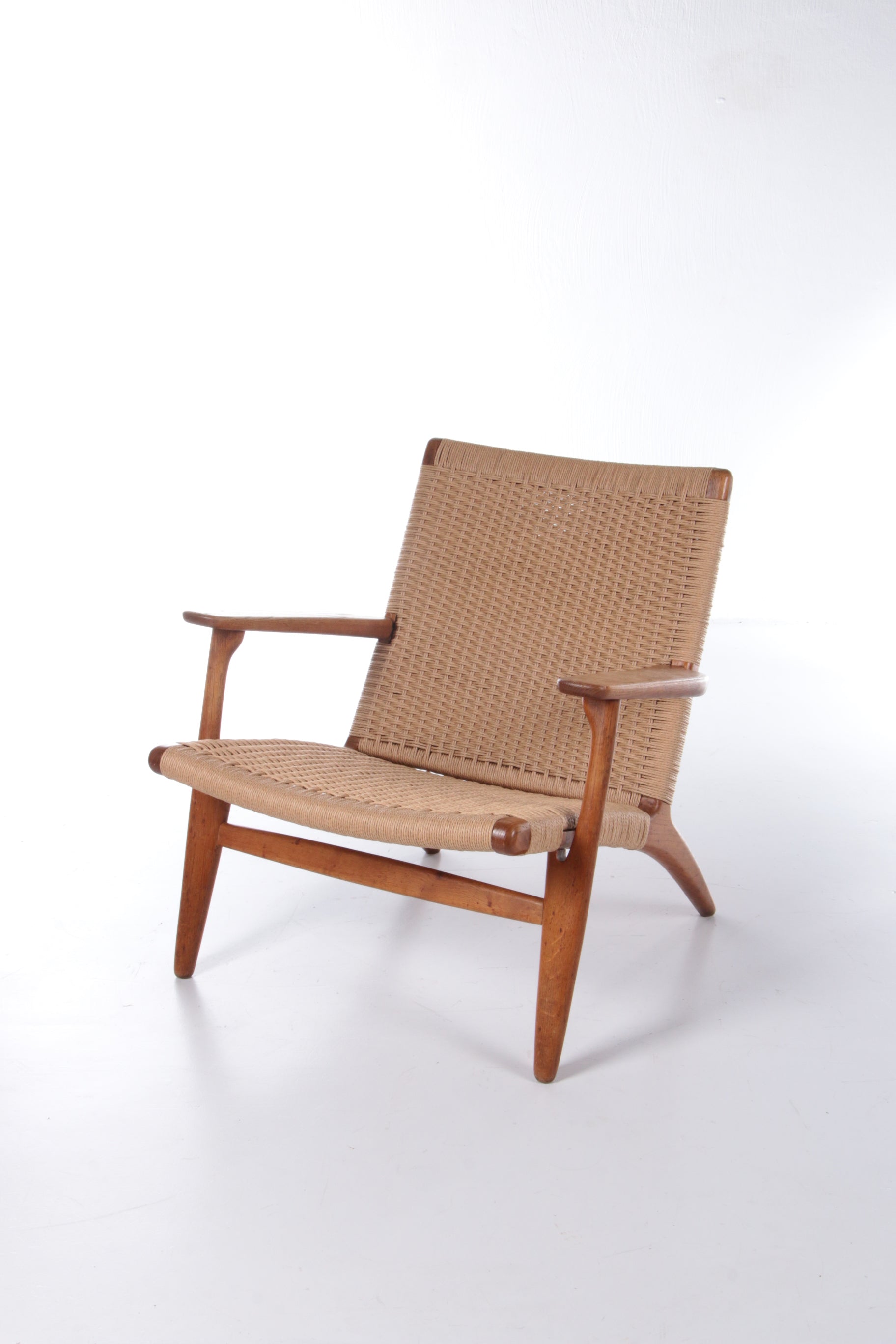 Lounge stoel van Hans Wegner Model Ch25 door Carl Hansen,1960