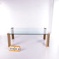 Glass Coffee table design by Peter Ghyczy 1970s Model T14