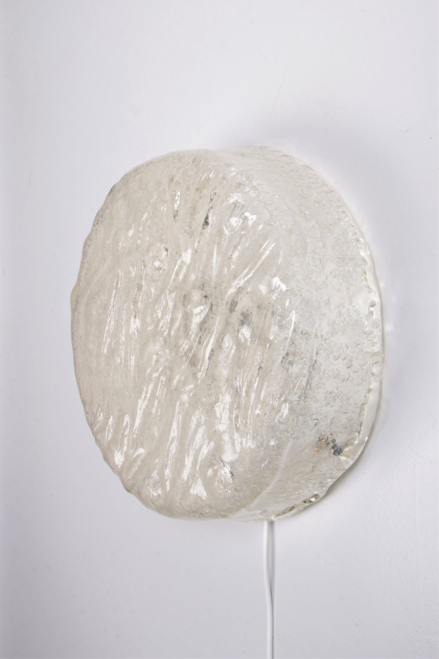 Vintage Ronde plafondlamp of wandlamp van kaiser idell,1960 Duitsland.