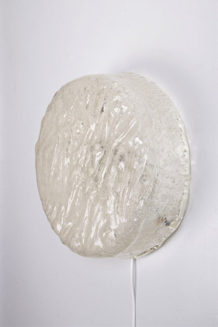 Vintage Ronde plafondlamp of wandlamp van kaiser idell,1960 Duitsland.