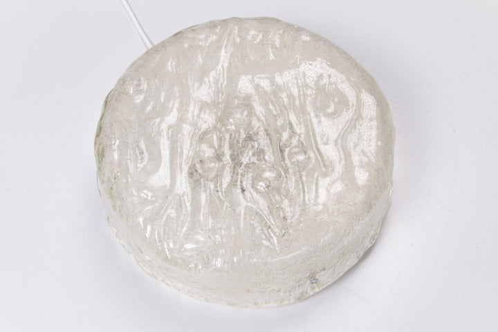 Vintage Ronde plafondlamp of wandlamp van kaiser idell,1960 Duitsland.