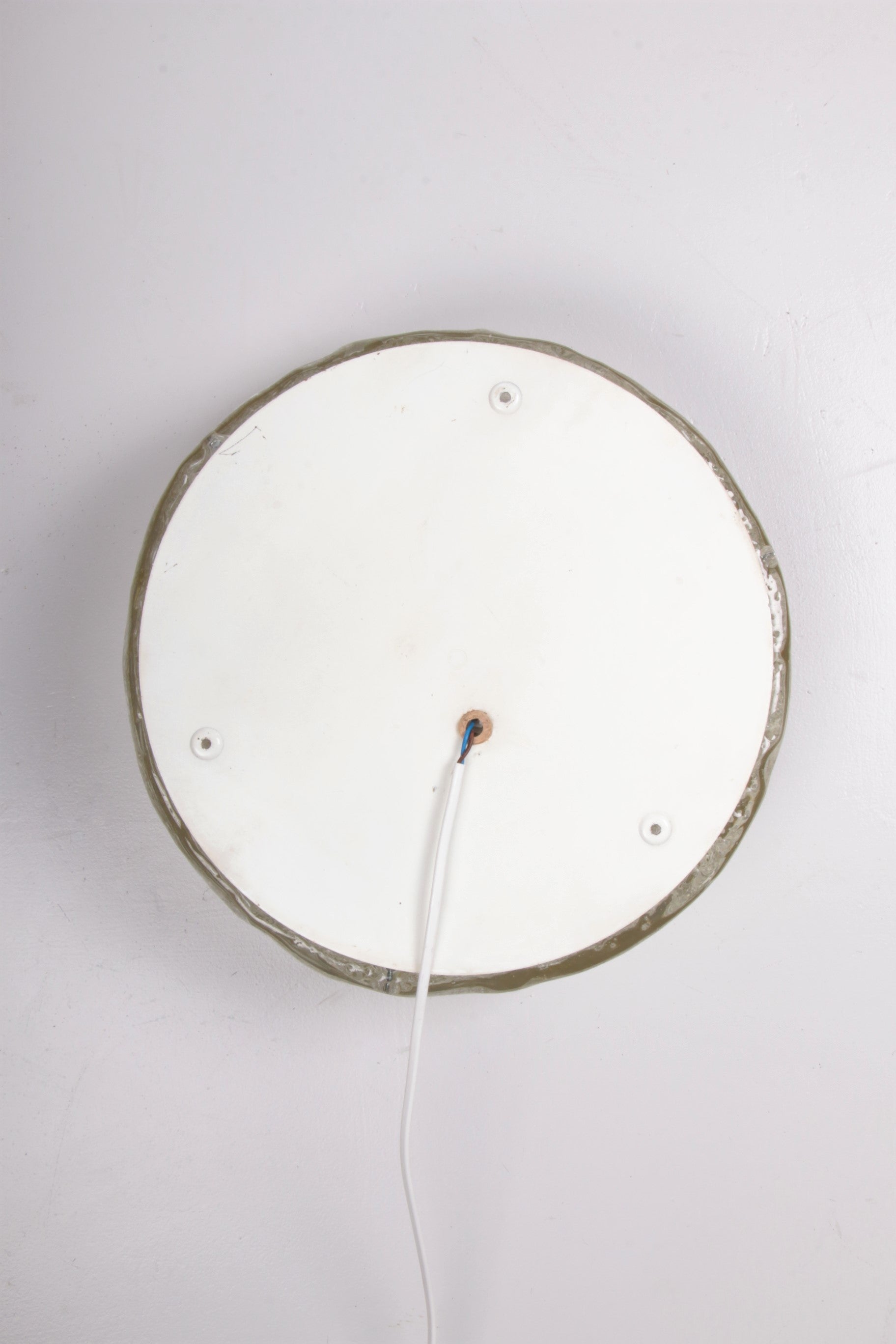 Vintage Ronde plafondlamp of wandlamp van kaiser idell,1960 Duitsland.