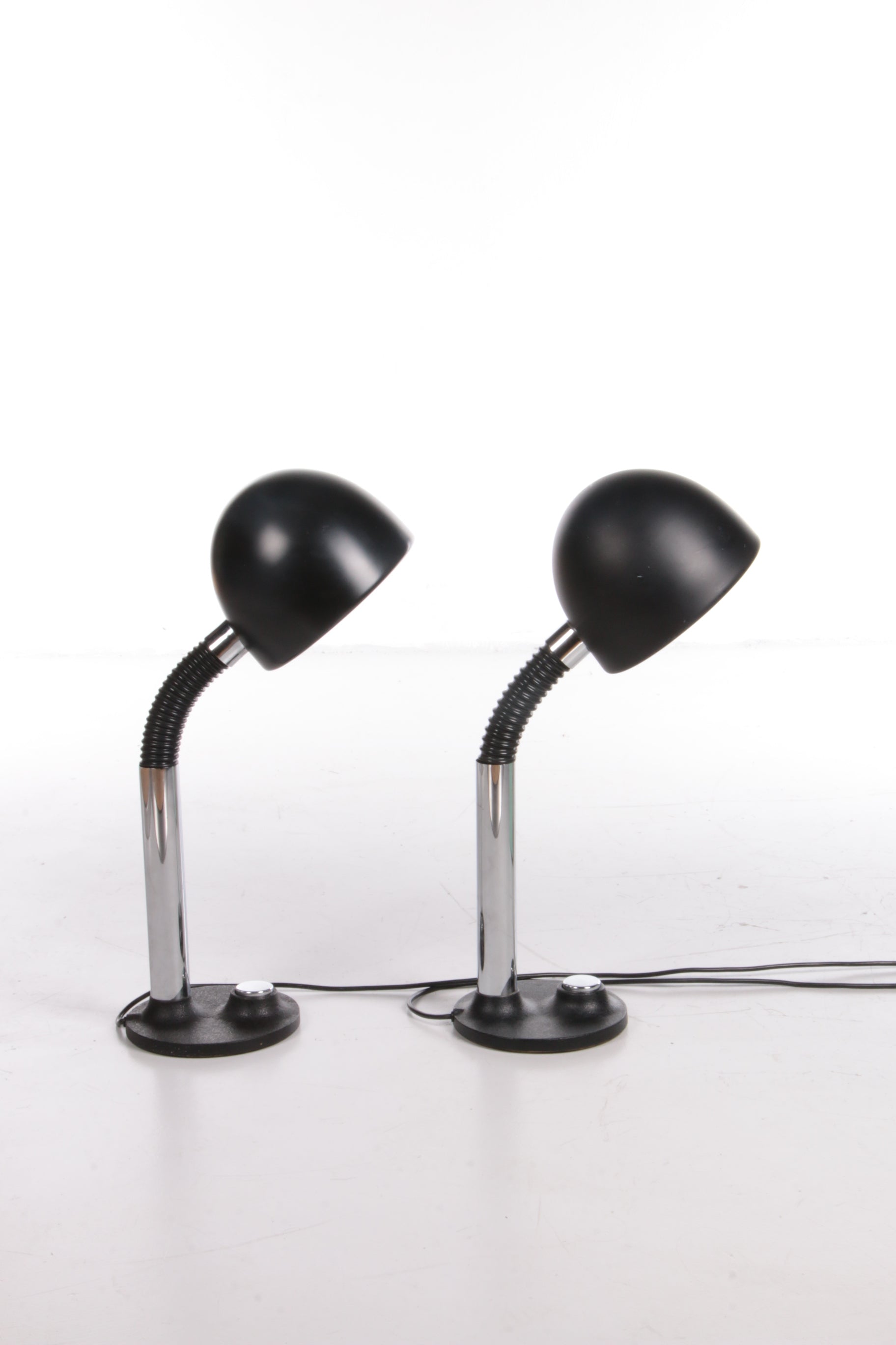 Vintage Set van 2 bureaulampen van Egon Hillebrand,1970 duitsland