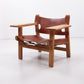 Design stoel van Borge Mogensen ook wel Spanisch chair genoemd,1960 Denemarken.