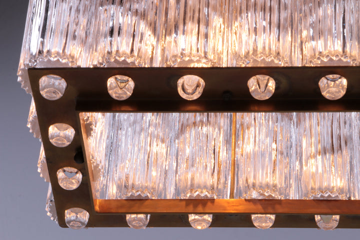 Zeldzame rechthoekige hanglamp Nordlys Light van Eric Warna