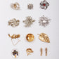 Various Vintage brooches different models made in 1960