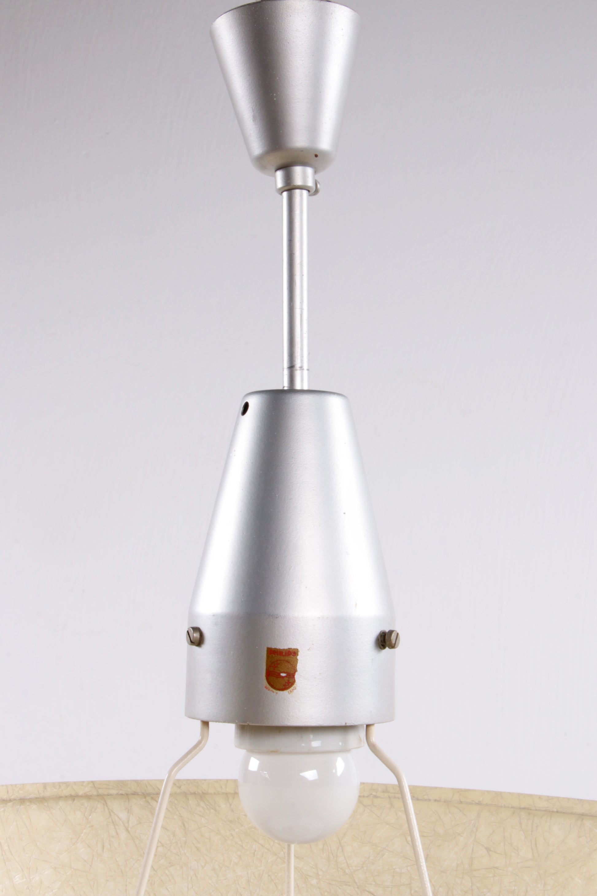 Vintage Zeldzame Philips hanglamp ontwerp Louis Kalff,1950