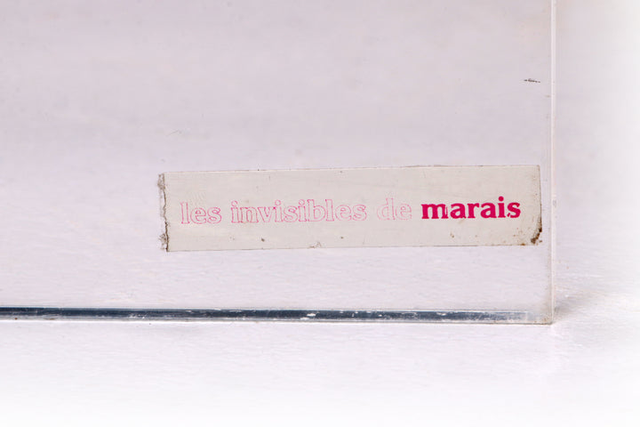 Set plexiglas bijzettafel of plantentafel past bij veel woonstijlen,1970s.