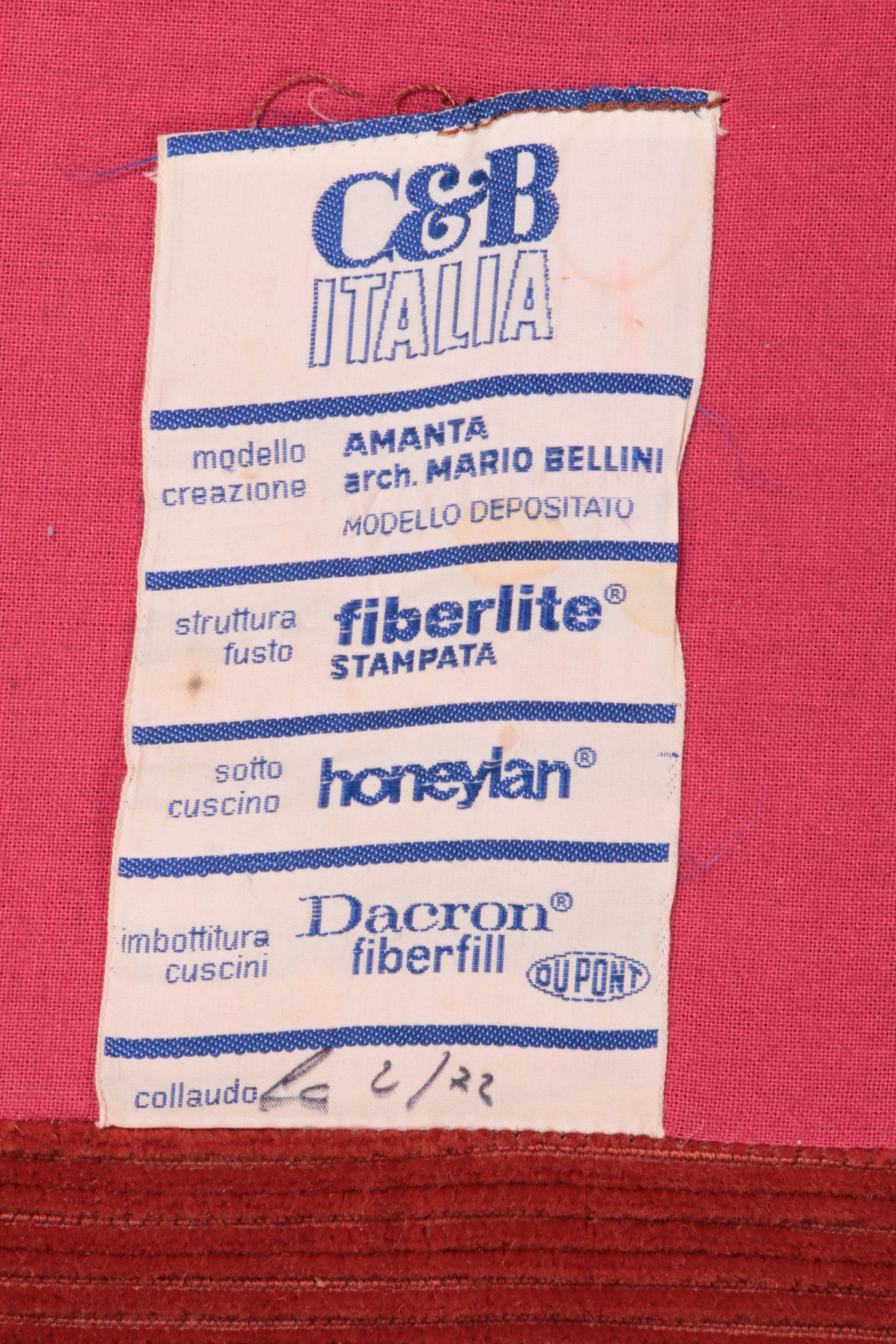 Mario Bellini Sofa Set van 4 gemaakt door C&B Italia,1970