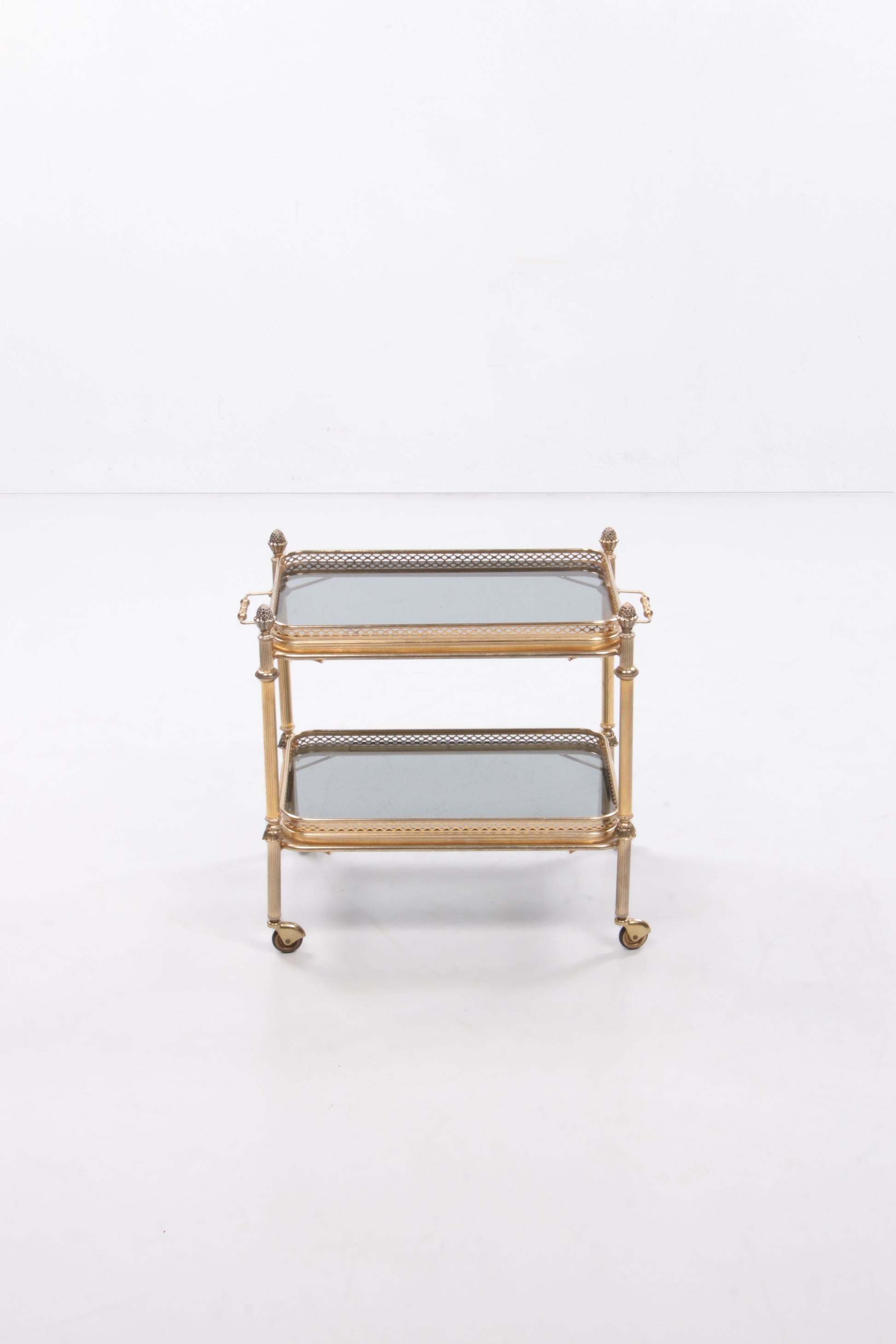 Vintage gouden trolley ontwerp van  Maison Jansen - jaren 60