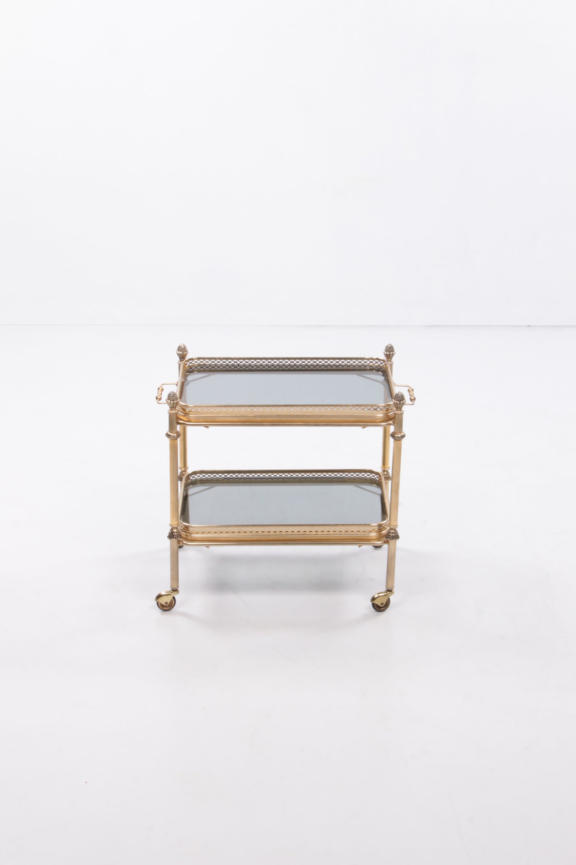 Vintage gouden trolley ontwerp van  Maison Jansen - jaren 60