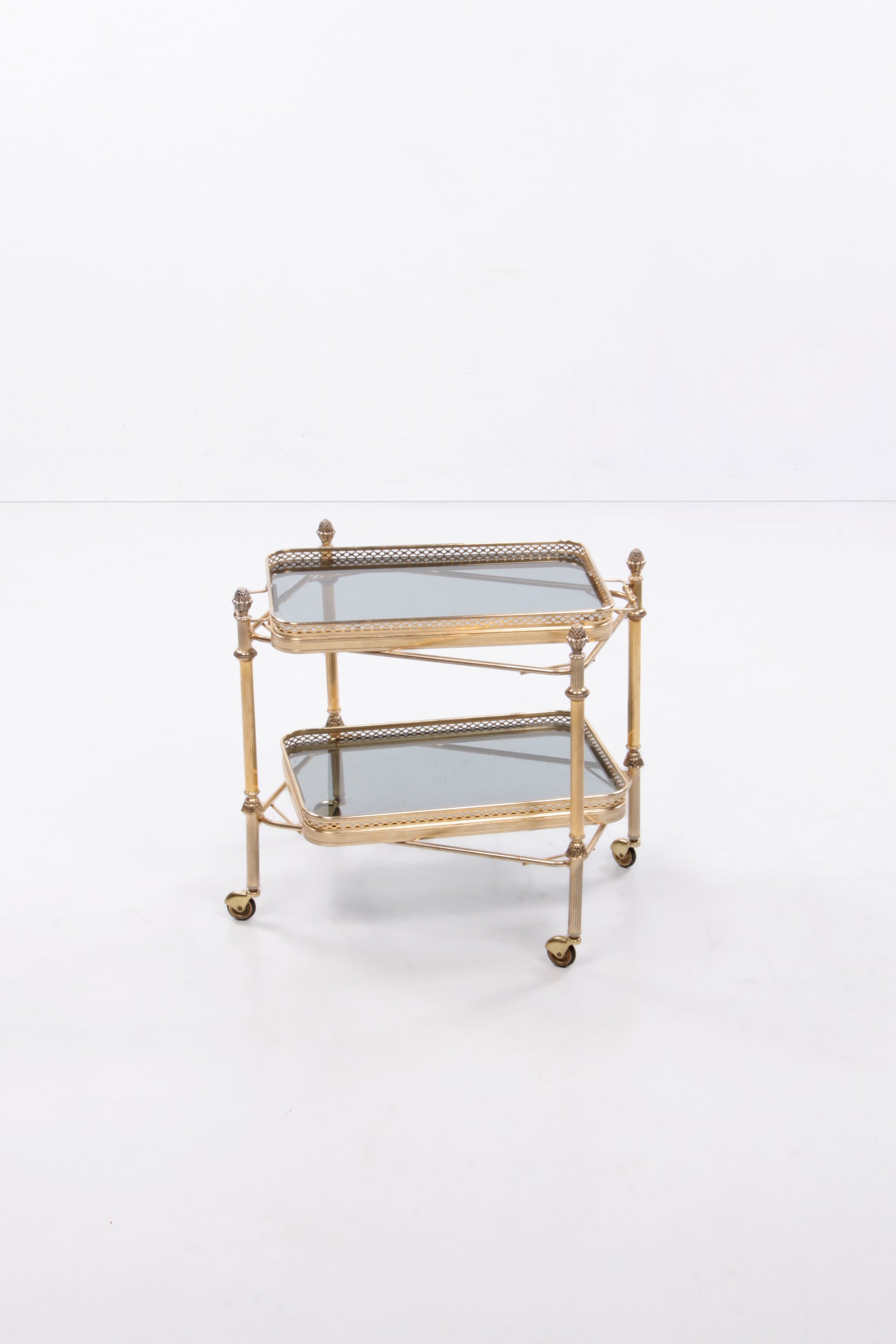 Vintage gouden trolley ontwerp van  Maison Jansen - jaren 60