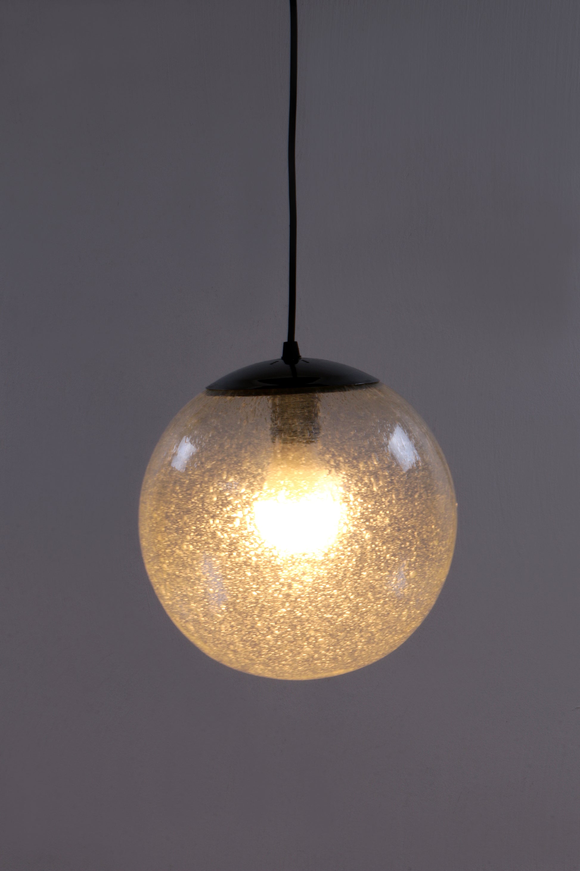Grote Glazen Globe Hanglamp van Doria Leuchten, 1970s