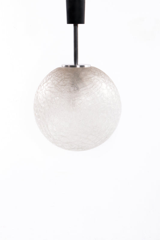 Glazen Globe Hanglamp van Doria Leuchten, 1970s