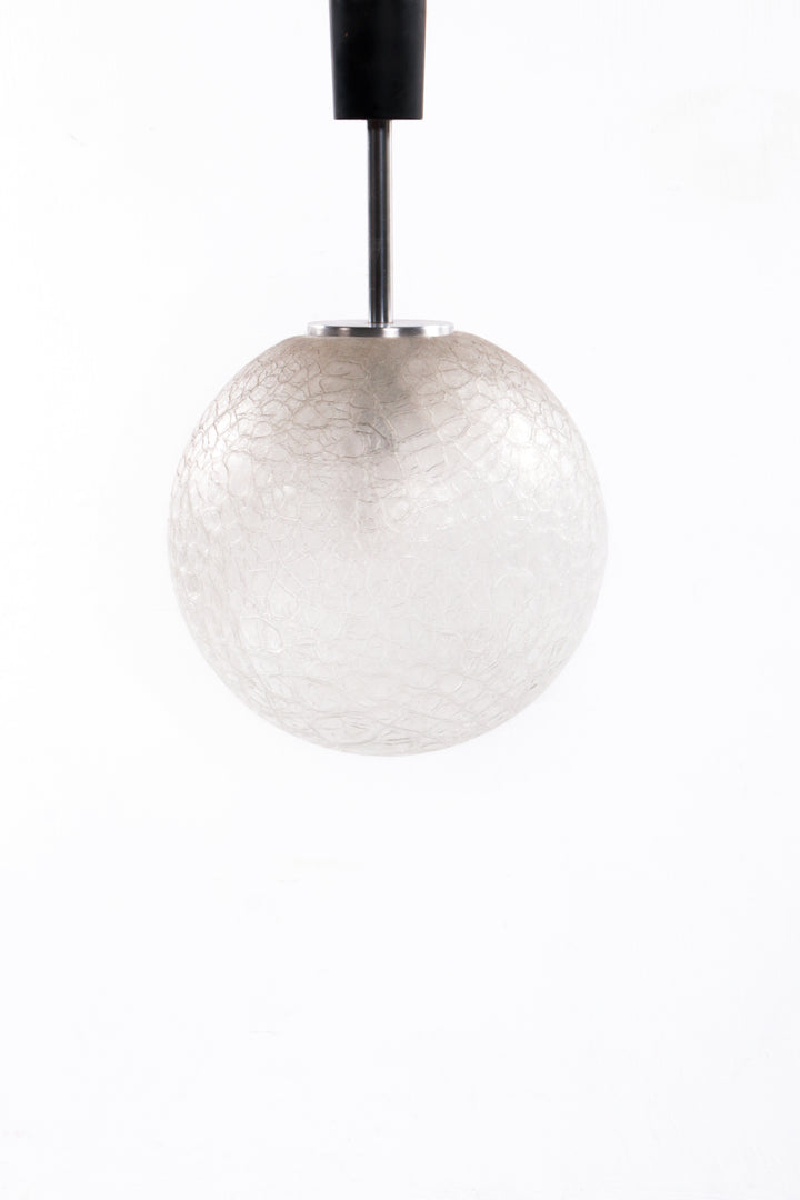 Glazen Globe Hanglamp van Doria Leuchten, 1970s