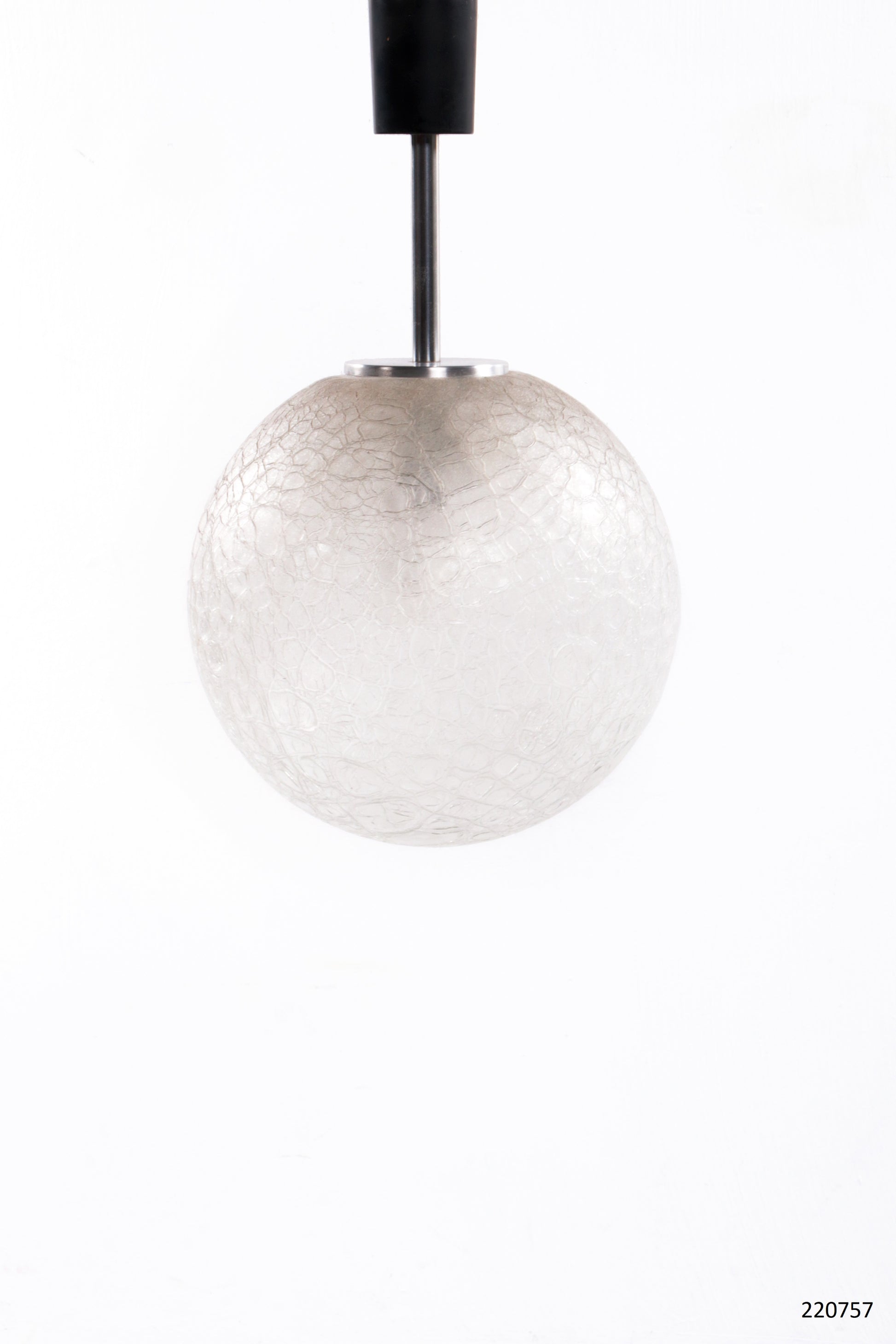 Glazen Globe Hanglamp van Doria Leuchten, 1970s