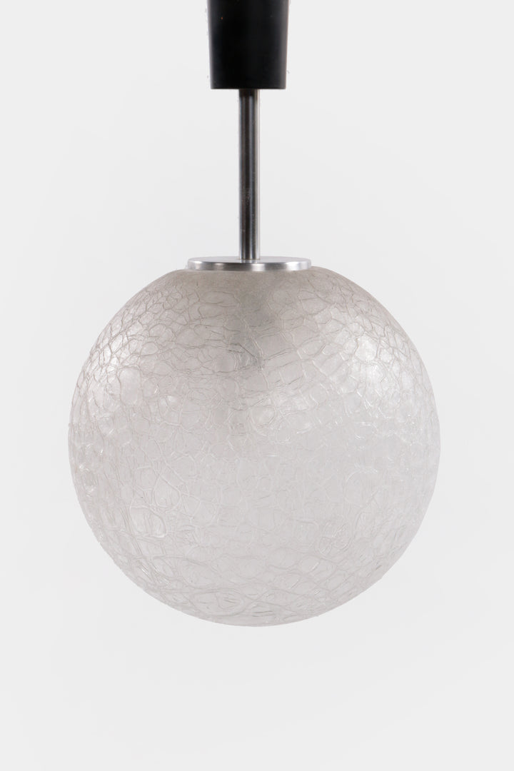 Glazen Globe Hanglamp van Doria Leuchten, 1970s