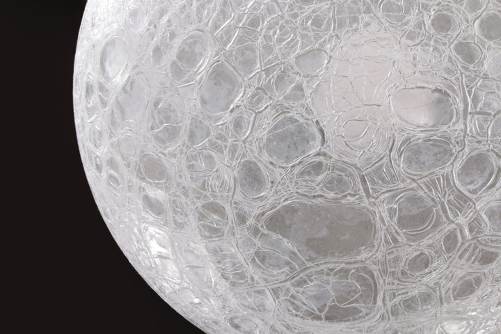 Glazen Globe Hanglamp van Doria Leuchten, 1970s