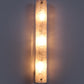 Oblong wall lamp of Honsel Leuchten with bubble glass 50 cm long