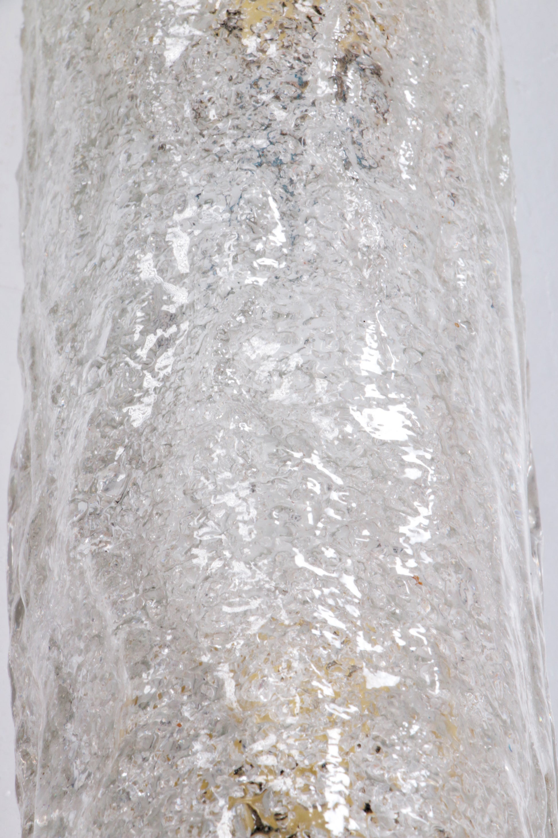 Grote Langwerpige wandlamp van Honsel Leuchten met bubble glas jaren60