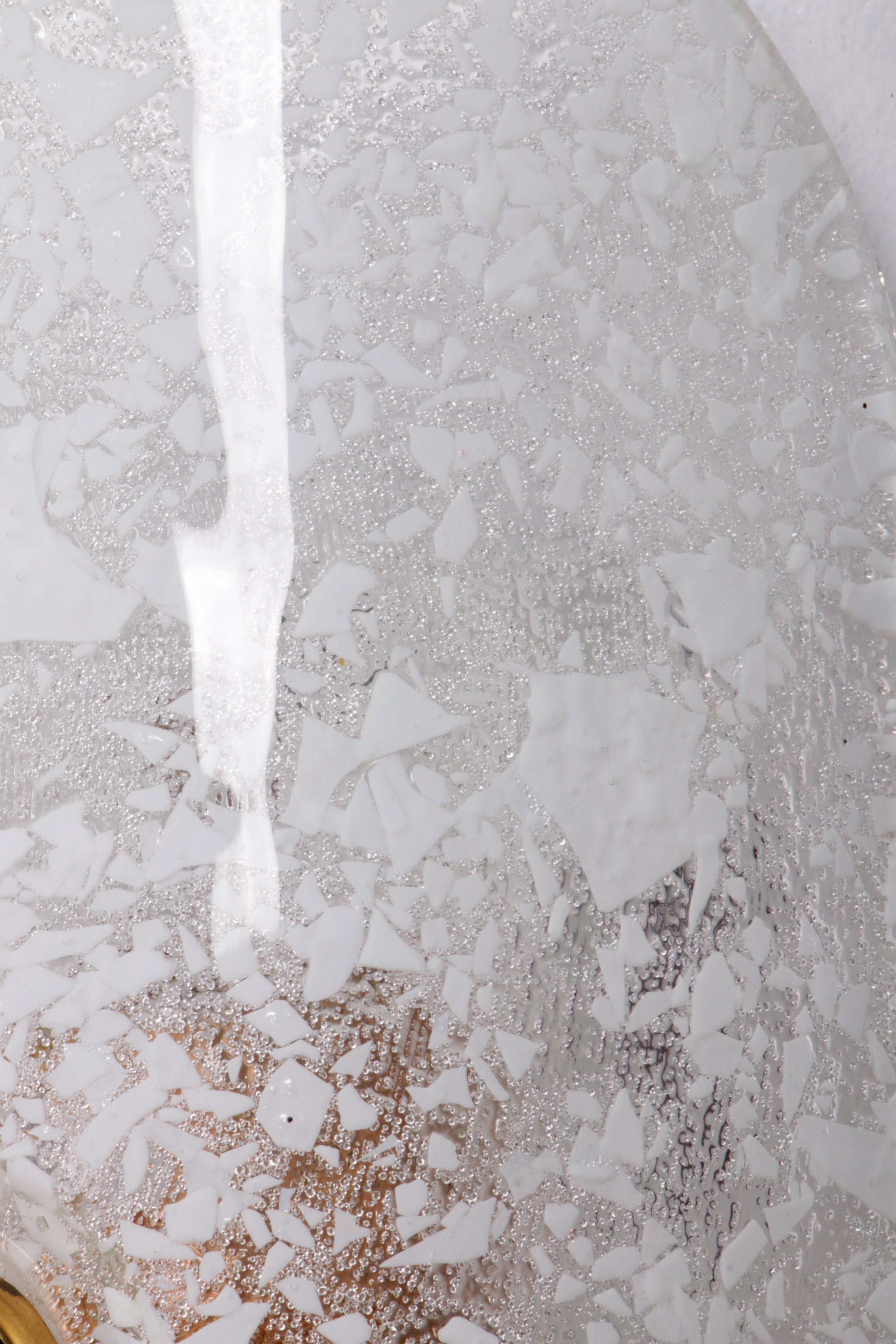 Hillebrand wandlamp met mooi glas en messing,1970