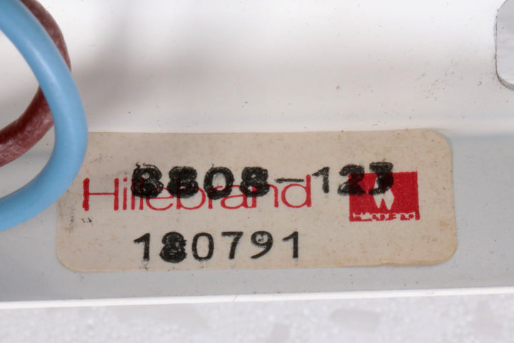 Hillebrand wandlamp met mooi glas en messing,1970