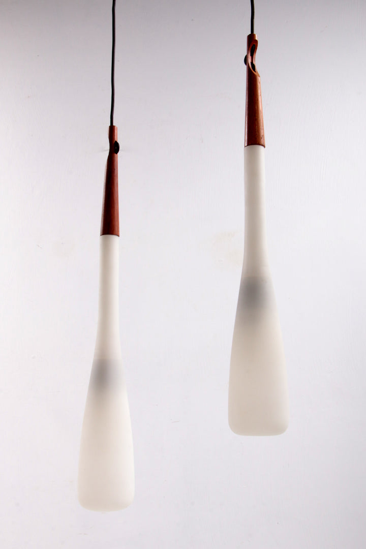 Zweedse Druppel Hanglamp van Uno & Östen Kristiansson voor Luxus, 1960s