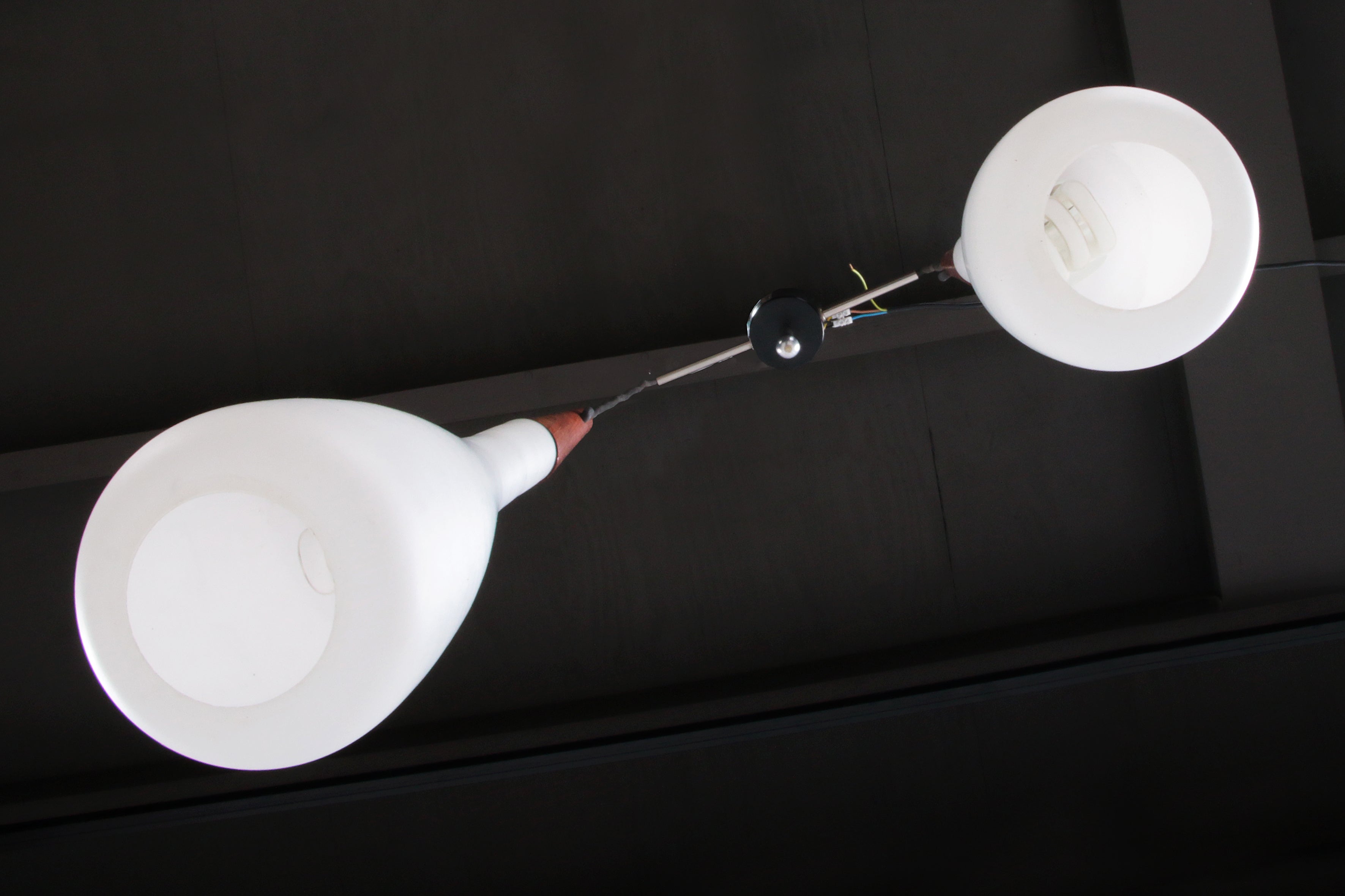 Zweedse Druppel Hanglamp van Uno & Östen Kristiansson voor Luxus, 1960s