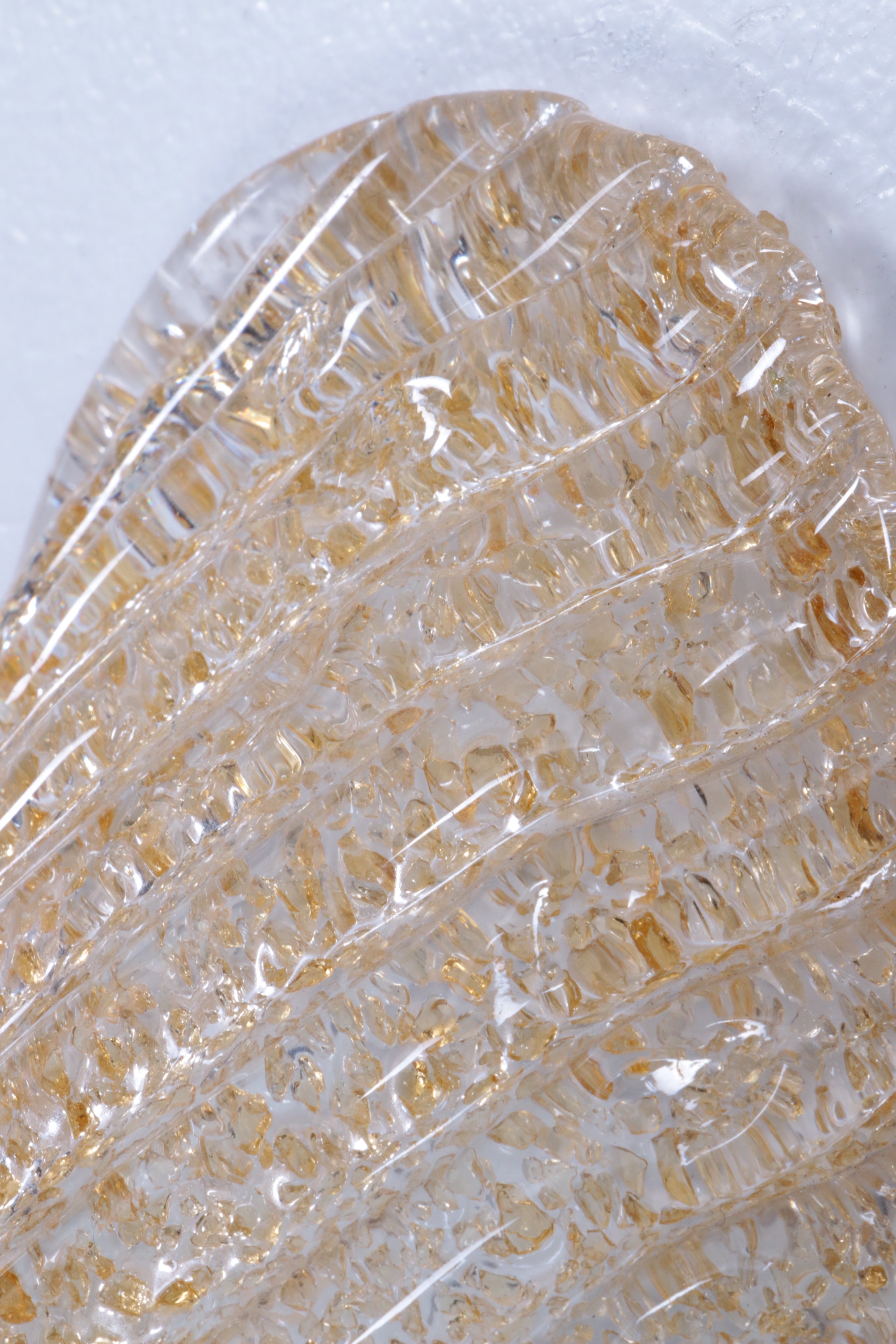 Vintage Set wandlampjes Model schelp ontwerp van Egon Hillebrand,1960