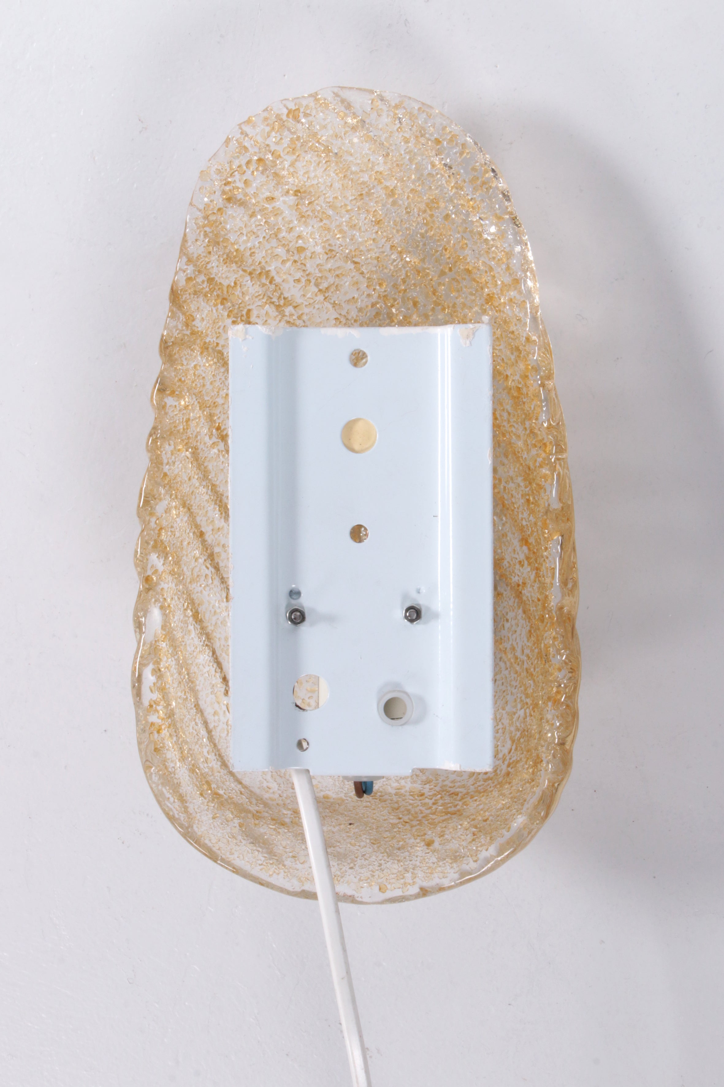 Vintage Set wandlampjes Model schelp ontwerp van Egon Hillebrand,1960