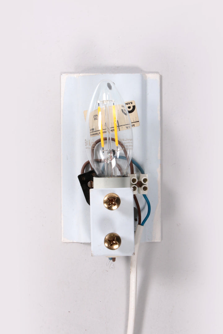 Vintage Set wandlampjes Model schelp ontwerp van Egon Hillebrand,1960