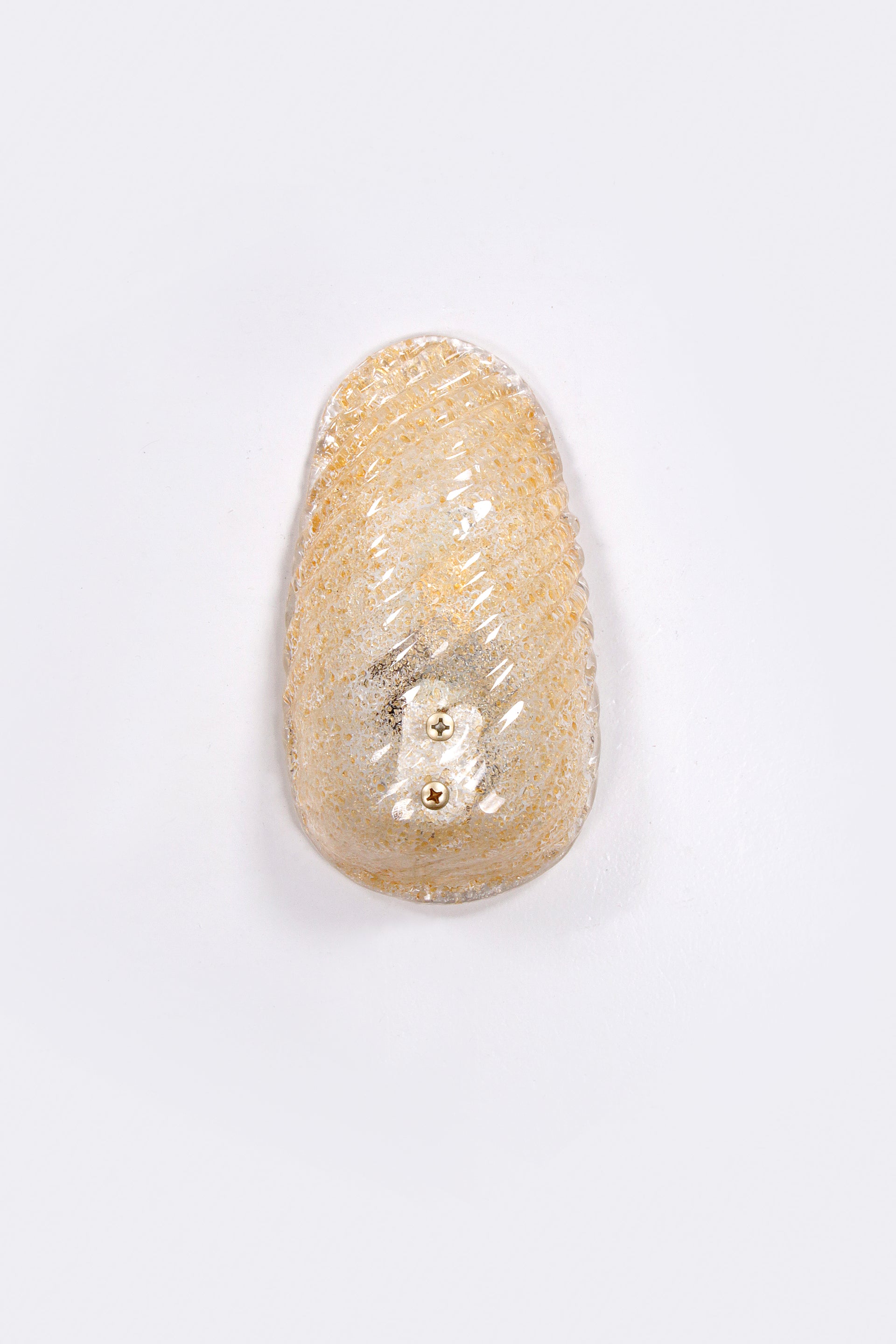 Shell Model Wall Lamp by Barovier & Toso (1960, Italy)