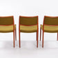Neils Moller dining chairs Model 80 made by JL Moller,1968 Denmark.